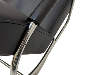 Art Deco Modernist Bauhaus Tubular Steel Lounge Chair by Frits Kuyken, 1936